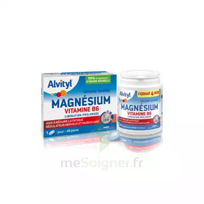 Alvityl Magnésium Vitamine B6 Libération Prolongée Comprimés Lp B/45 à VALENCE